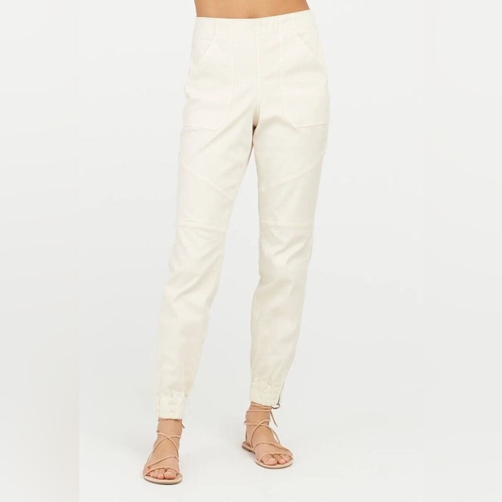 Spanx Stretch Twill Cargo Joggers Women's XL